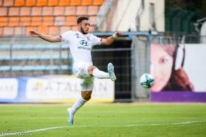 Amine Gouiri, le jeune attaquant de l'Olympique Lyonnais.