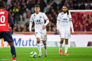 Bruno Guimarães, le milieu de terrain de l'Olympique Lyonnais.