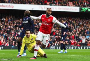 Alexandre Lacazette, l'attaquant d'Arsenal