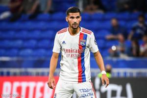 Houssem Aouar, joueur de l'OL