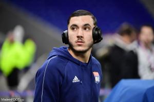 Rayan Cherki, l'attaquant de l'Olympique Lyonnais.