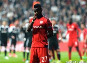 Maxwel Cornet sous le maillot de l'OL