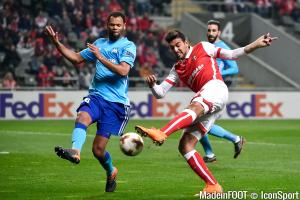 Ricardo Horta, avec le SC Braga contre l'OM, en 2018.