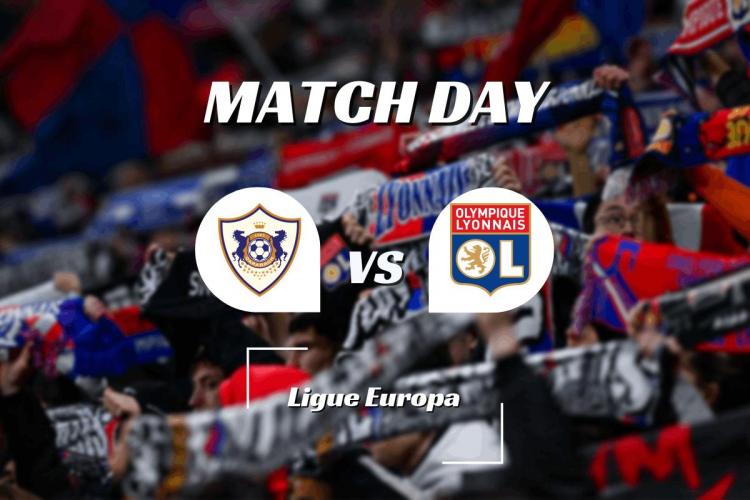 Ligue Europa - A quelle heure et sur quelle chaîne regarder Qarabag - OL en streaming en direct ?