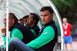 Le groupe de l'ASSE pour le déplacement à Lyon.