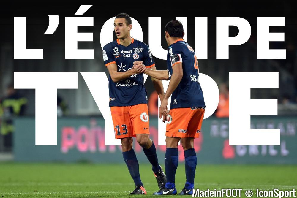 L'équipe-type de la 16e journée de Ligue 1.