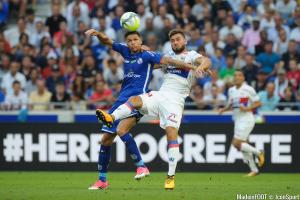 Lucas Tousart et l'OL ont facilement dominé le RCSA, hier soir.