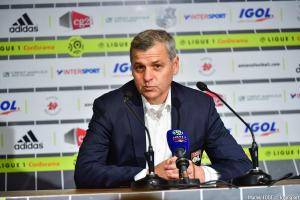 Bruno Genesio (OL) a fait face à la presse, ce vendredi midi.