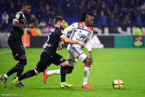 Bertrand Traoré, l'ailier de l'Olympique Lyonnais.