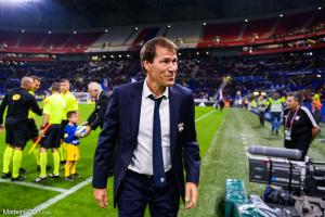 Le groupe de l'Olympique Lyonnais pour la réception du Lille OSC.