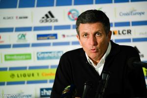 Thierry Laurey, entraineur de Strasbourg