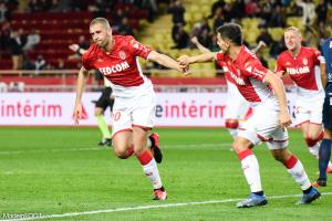 Islam Slimani, ici sous les couleurs de l'AS Monaco.