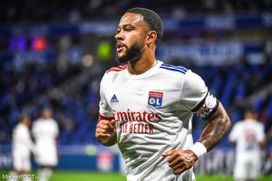 Memphis Depay, attaquant de l'Olympique Lyonnais