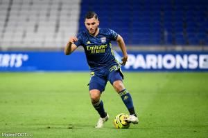 Rayan Cherki, le milieu de terrain offensif ou attaquant de l'Olympique Lyonnais.