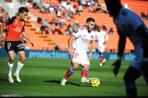 Cherki au cours d'un match avec l'OL