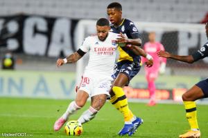 Memphis Depay, l'attaquant de l'Olympique Lyonnais.