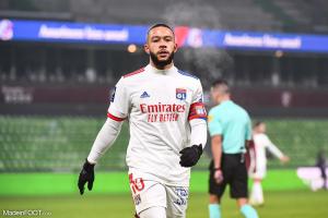 Memphis Depay, attaquant de l'Olympique Lyonnais