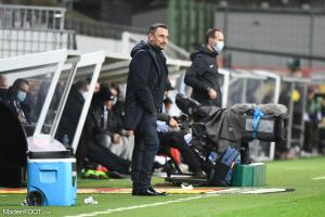 Franck Haise, l'entraîneur du RC Lens.