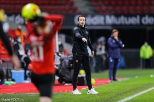 Julien Stéphan, l'entraîneur du RC Strasbourg Alsace.