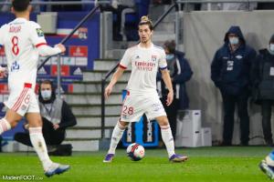 Florent Da Silva, le milieu de terrain de l'Olympique Lyonnais.