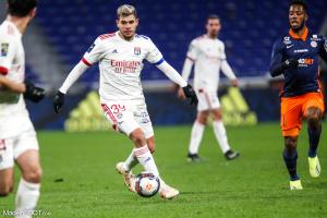 Bruno Guimarães, le milieu de terrain de l'Olympique Lyonnais.