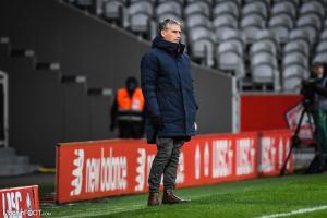 Olivier Dall'Oglio, entraineur du Stade Brestois