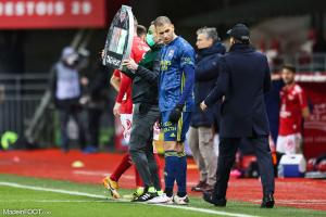 Islam Slimani, l'attaquant de l'Olympique Lyonnais.