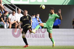 Melvin Bard, le défenseur latéral gauche de l'OGC Nice.