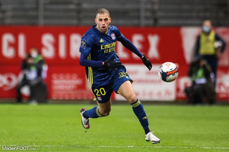 OL - La réaction d'Islam Slimani après son doublé face au Niger