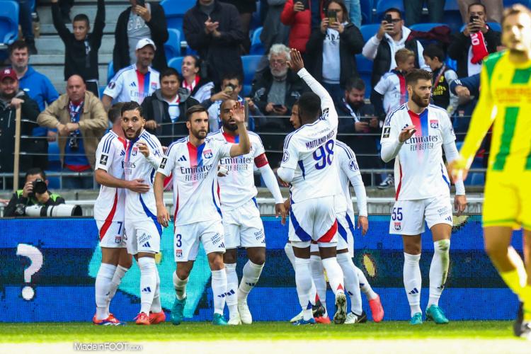 Ligue 1 - Les notes de l'OL face au FC Nantes : les Gones maîtrisent les Canaris et enchaînent !