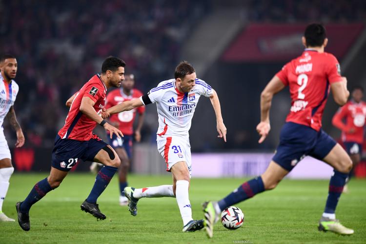 Ligue 1 - Les notes de l'OL face au LOSC : Lyon prend un point face à Lille après une belle réaction