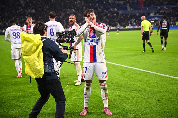 OL - L'énorme joie d'Afonso Moreira après la qualification obtenue contre le LOSC