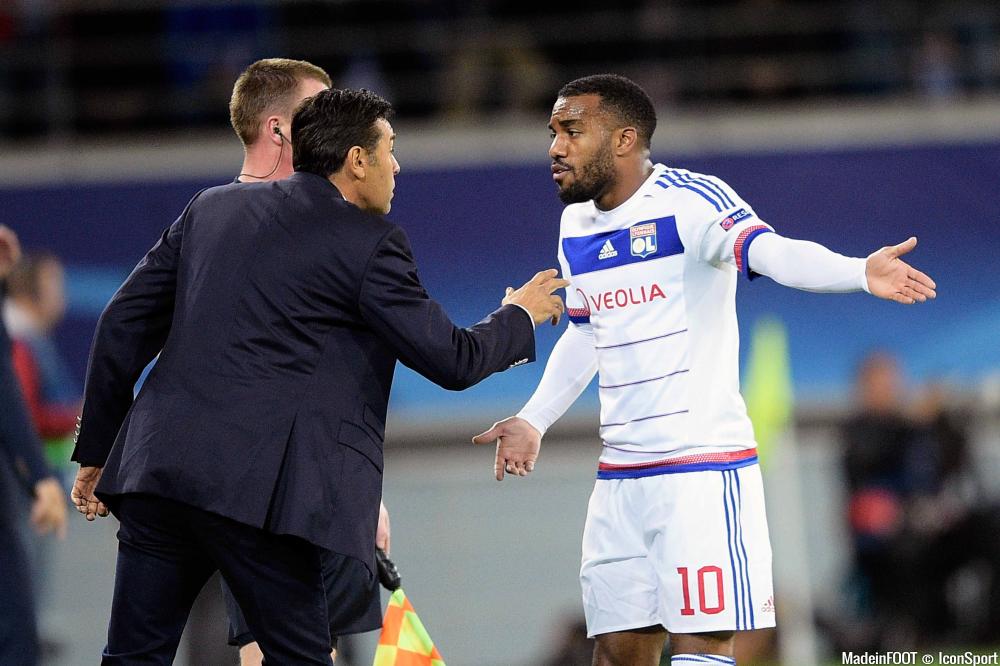 Hubert Fournier et Alexandre Lacazette se sont rencontrés cette semaine.