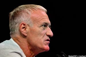 Didier Deschamps (France) était en conférence de presse, ce samedi après-midi.